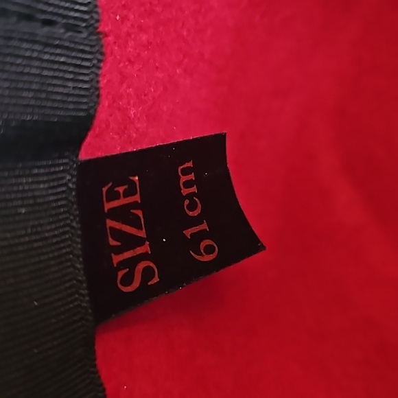 Vintage Traditional Austrian Alpine Red Tyrolean Felt Fedora Oktoberfest Hat - Picture 8 of 8